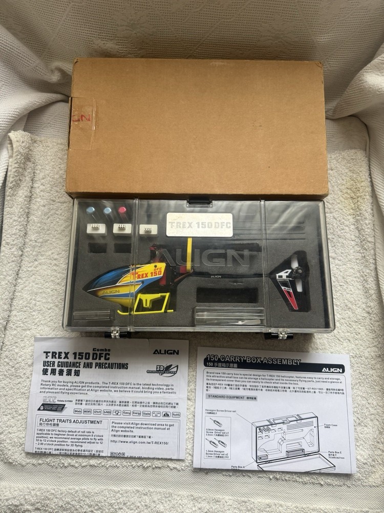 Align T-Rex 150DFC with Upgrade / Carry box