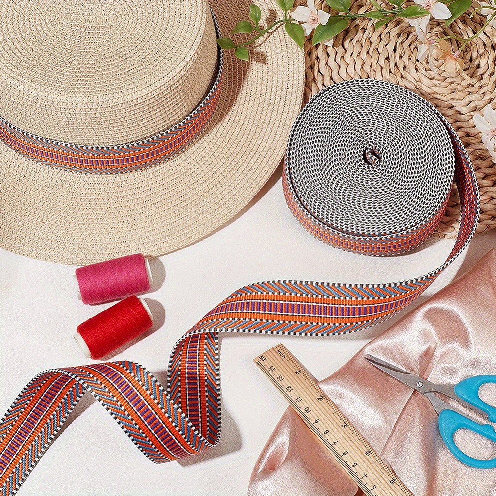 1roll 10yards/9.14m Dark Orange Polyester Webbing 38mm Webbing Polyester