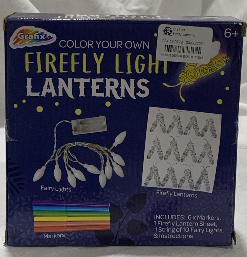 Grafix Color your Own Firefly Light Lanterns