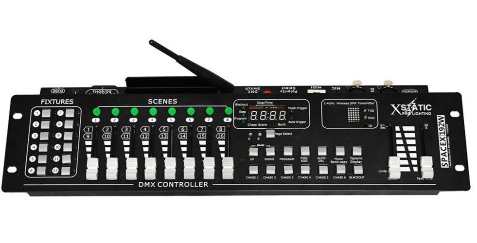 2x ProX X-192DMXW SPACEX 192W DMX Wireless Controller