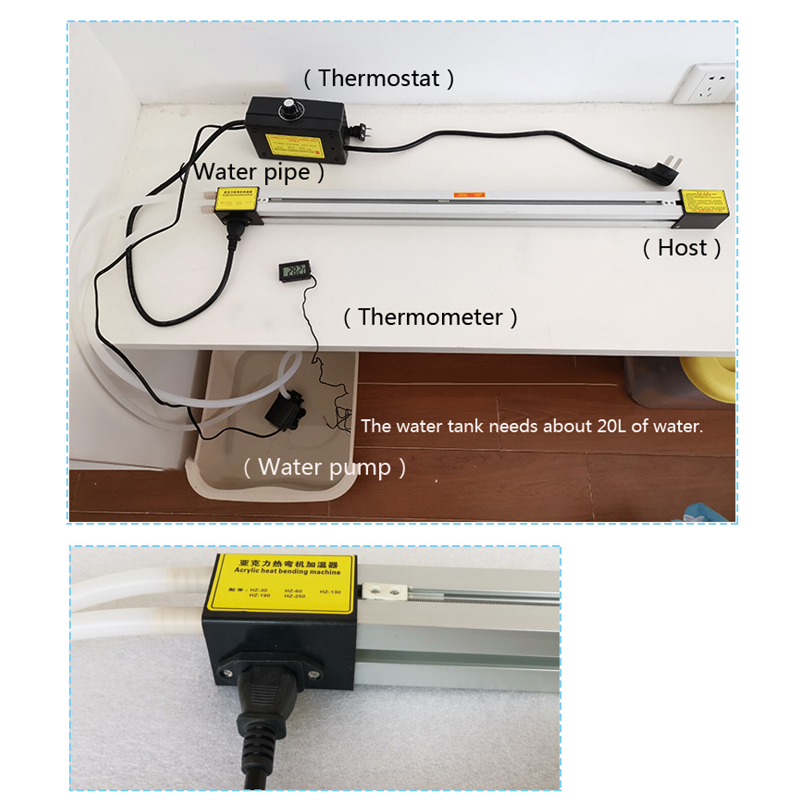1500W 49" Acrylic PVC Plastic Bender Bending Machine Plastic Sheet Bender Heater