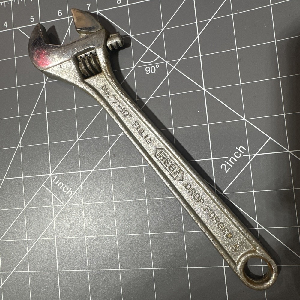 Irega No. 77 10-Inch Adjustable Wrench
