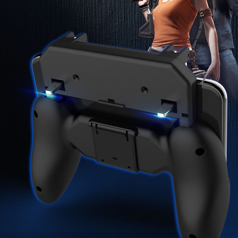W10 Mobile Game Controller Gamepad Joystick Fire Trigger For PUBG Fortnite G