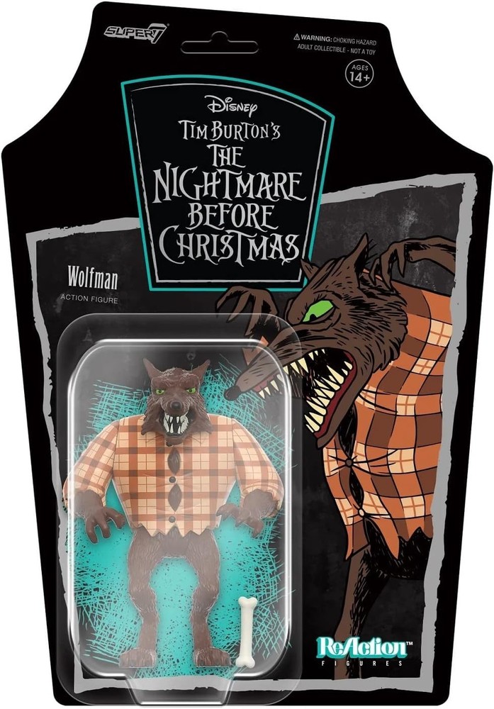 Super7 Tim Burton's The Nightmare Before 3.75 inch scale, Multicolor