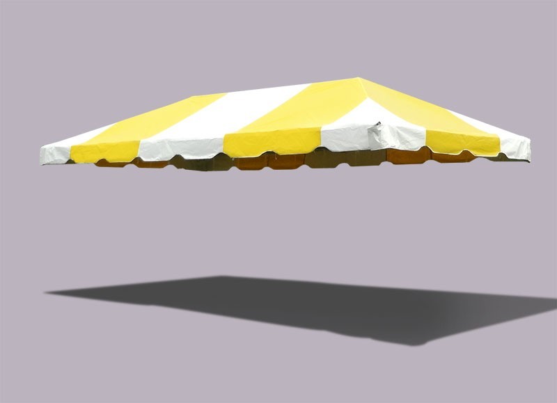 West Coast Frame Tent 10x20 Yellow PVC Replacement Tent Top