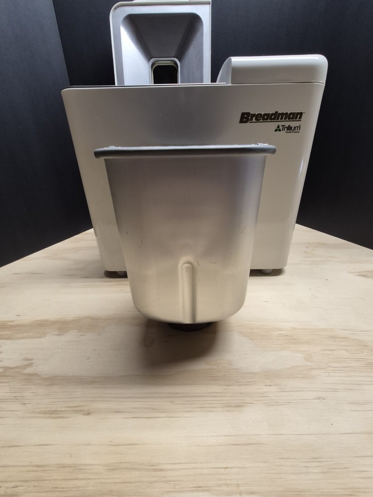 Breadman Trillium TR-500 Automatic Bread Maker Machine White Pan & Paddle Japan