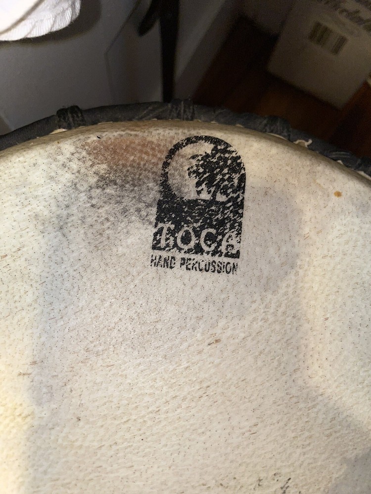 11” TOCA DJEMBE DRUM FREESTYLE LIGHTWEIGHT With Strap Lizard Design