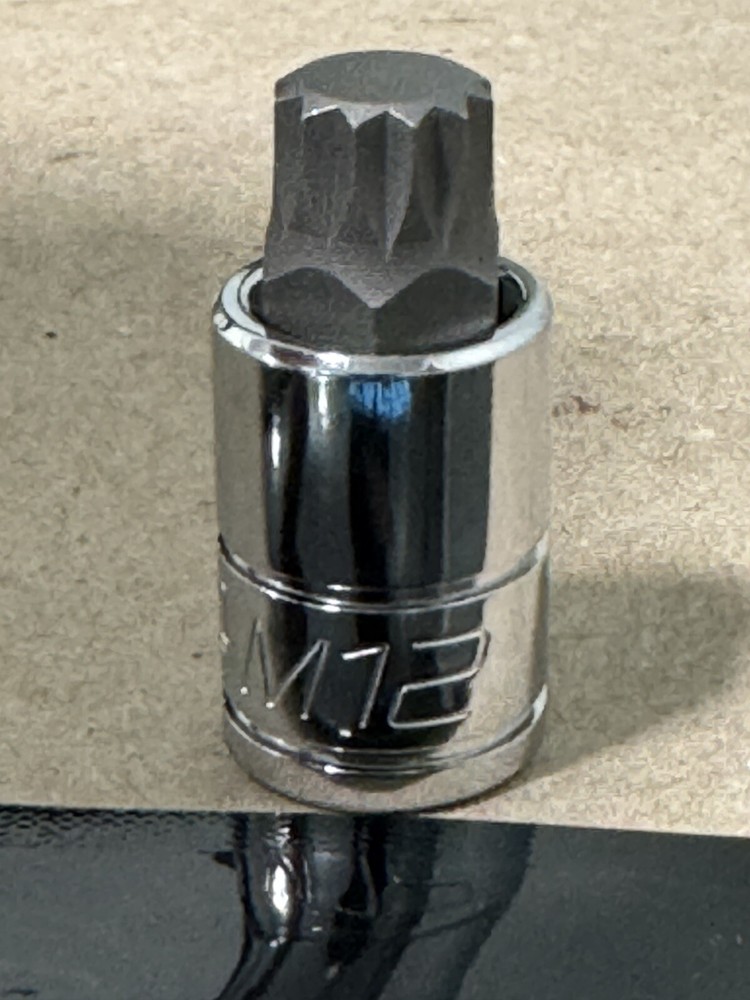 Capri M12 3/8" Drive Triple Square Impact Bit Sockets Tools New