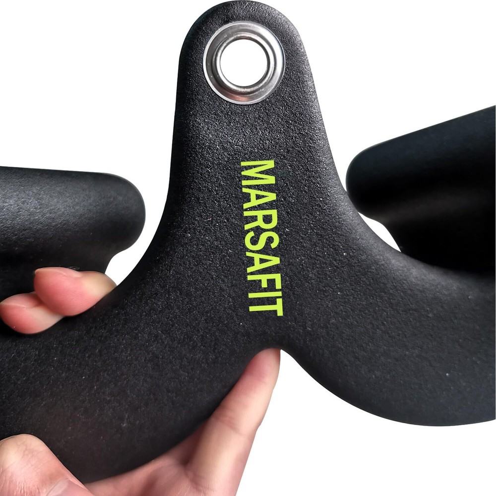 Pulley Cable Machine Attachments Rowing Bicep Curl Tricep Lat Pulldown Bar