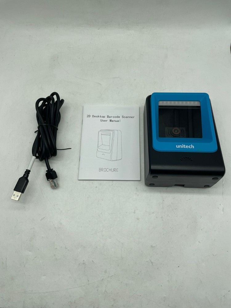 UNITECH America TS100 2D Hands-Free Presentation Barcode Scanner, Omnidirectiona