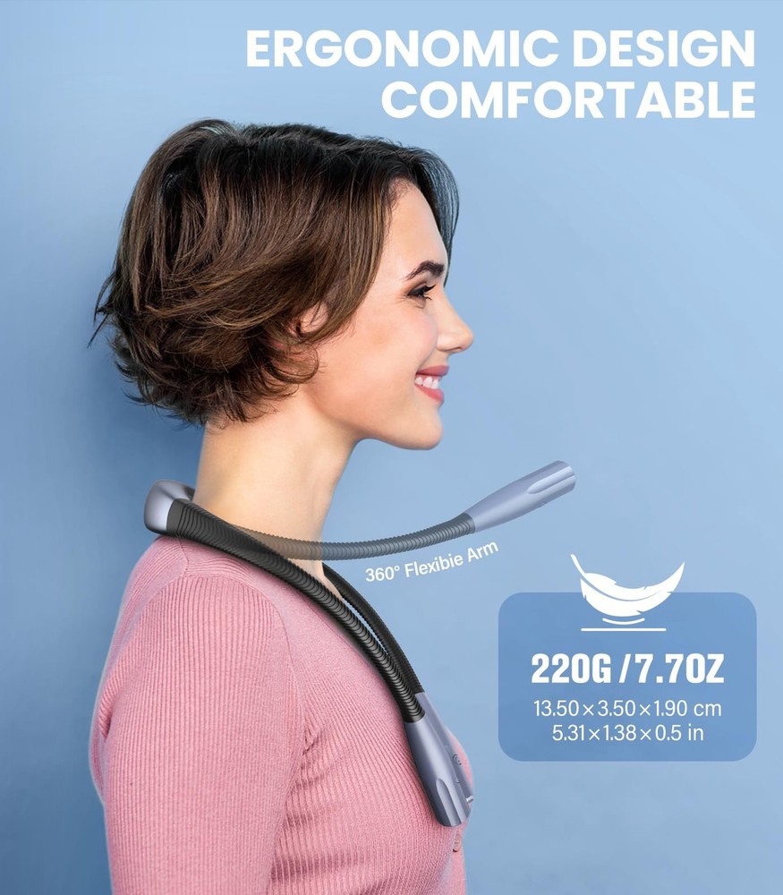 OPAUL Neck Reading Light, Black, ‎OPAULLED01