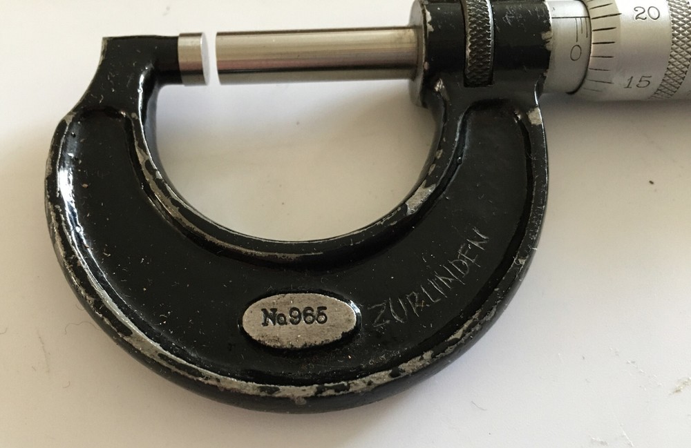 Vintage Boxed, ‘Moore & Wright’ Micrometer No. 965