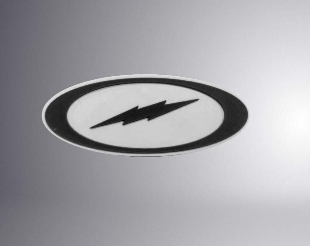 New Storm Bowling Bolt Icon Patch New (Black and White )