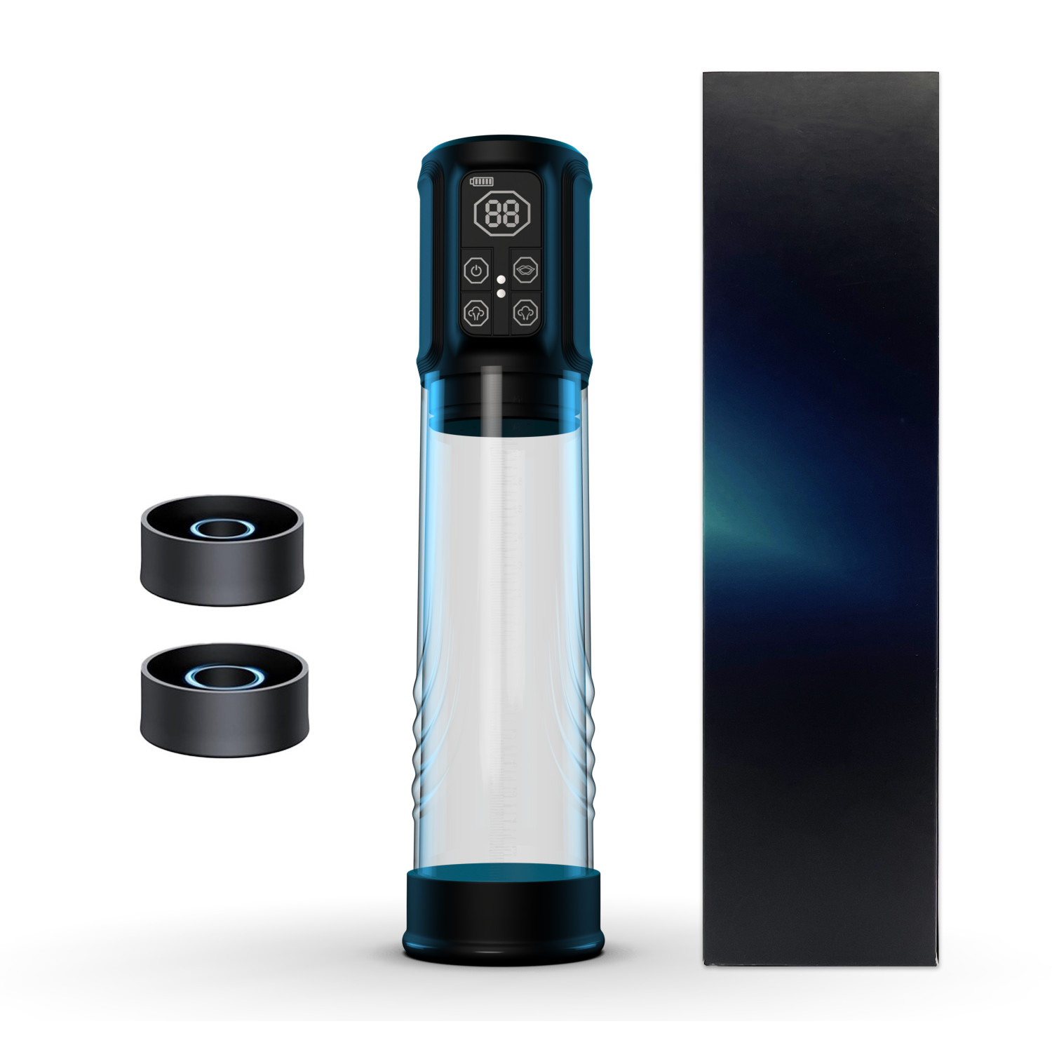 Vacuum Penis Pump for Male ED Enhancement Erectile Enlargement Penis Enlarger BG