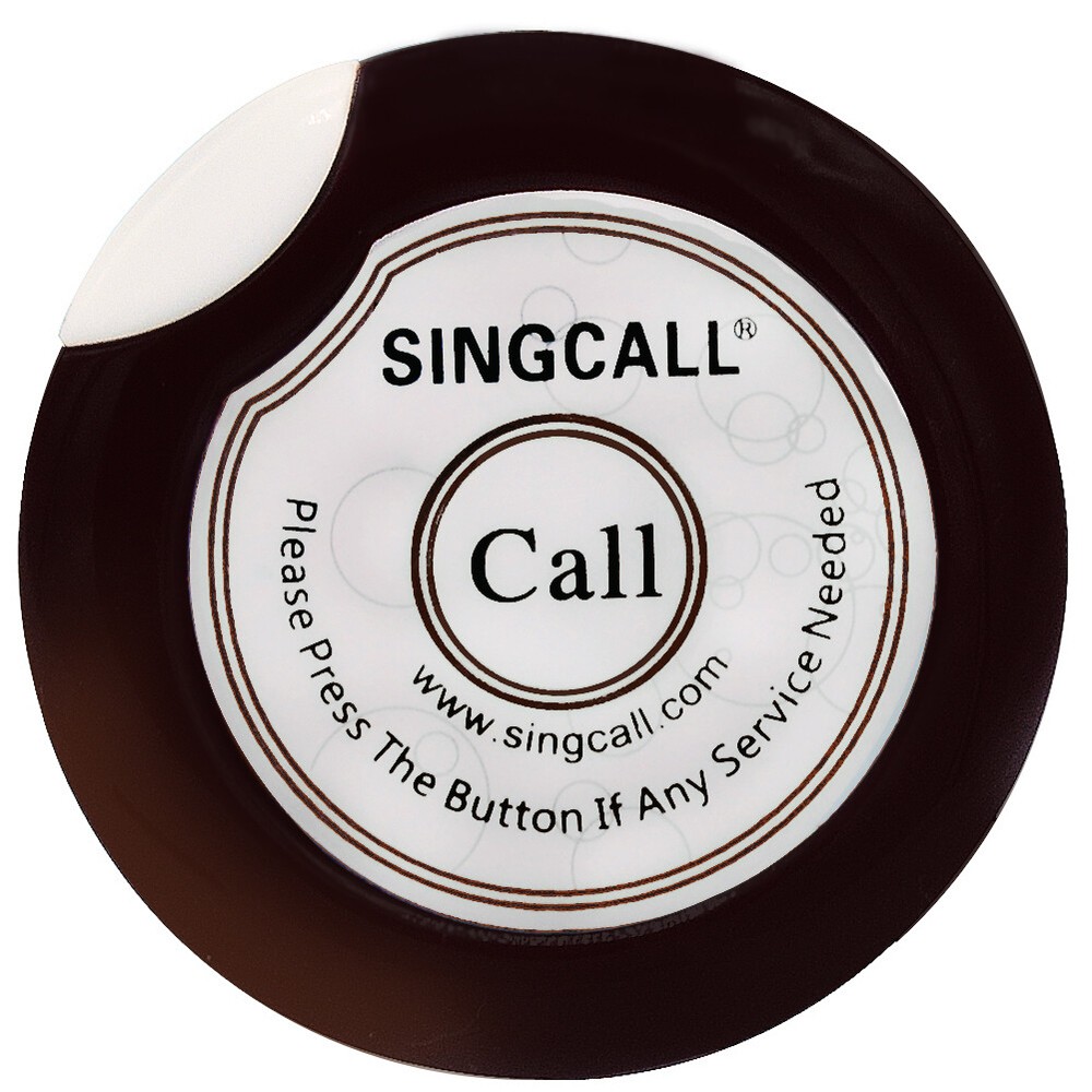 SINGCALL Wireless Waiter Service Calling System 20 Buttons, 1 Fixed Receiver