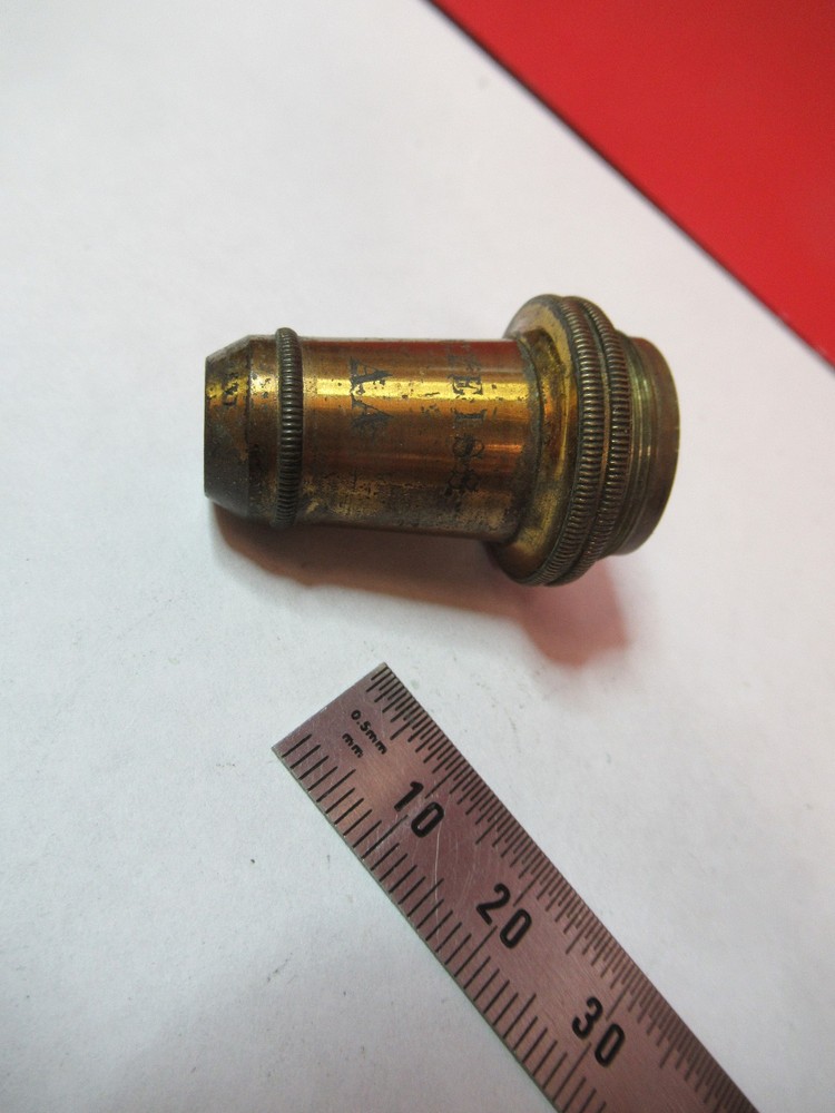 ZEISS GERMANY AA BRASS OBJECTIVE MICROSCOPE PART AS PICTURED X7-B-55