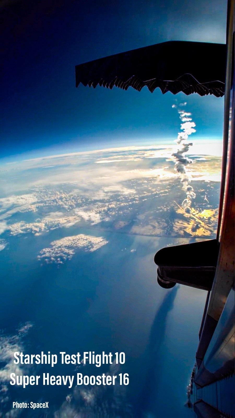 SpaceX Starship Flight 10 Super Heavy Booster Blue Ablative Relic Cork & Patch