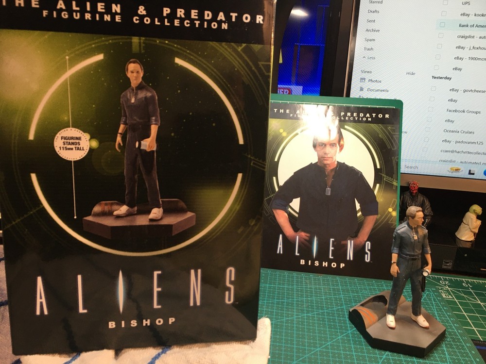 Eaglemoss Alien & Predator #12 "Johner" with box and leaflet