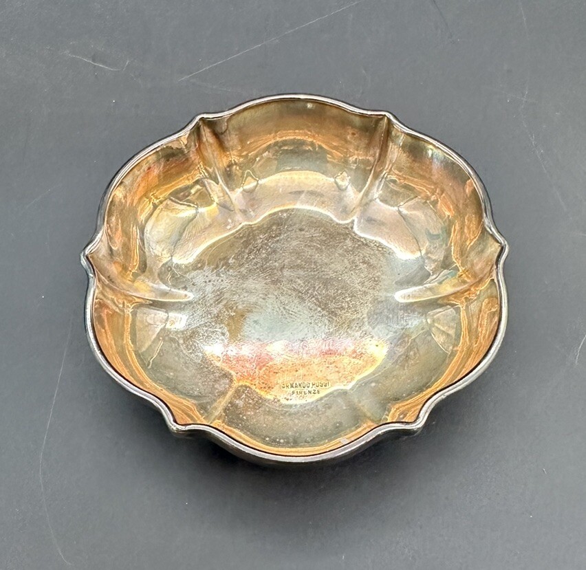 Armando Poggi Firenze Italy Silverplate Bowl 3.5" x 3.5" x .75" 56 Grams