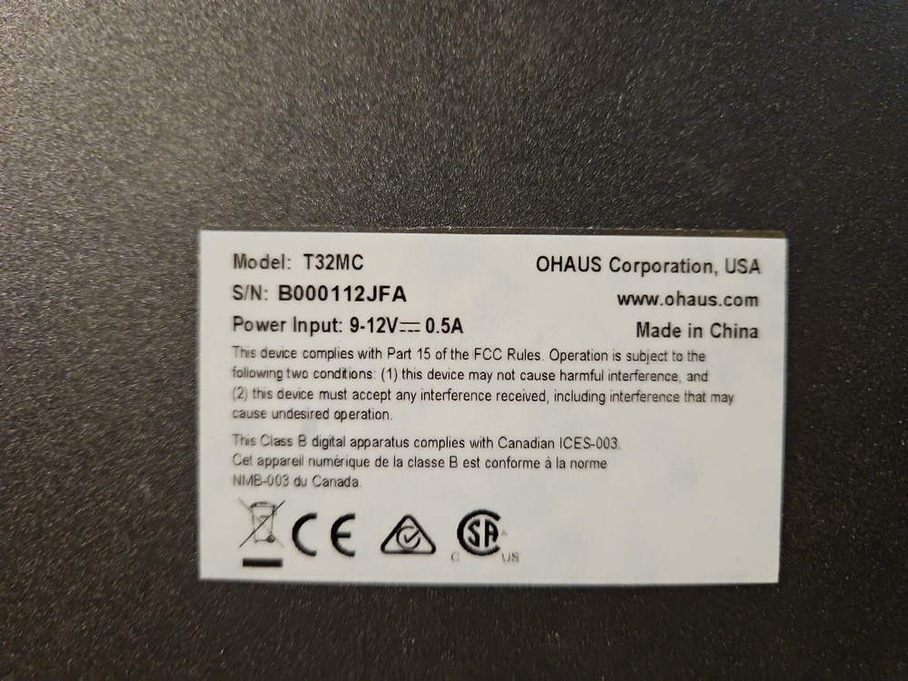 Ohaus Indicator T32MC 30466537