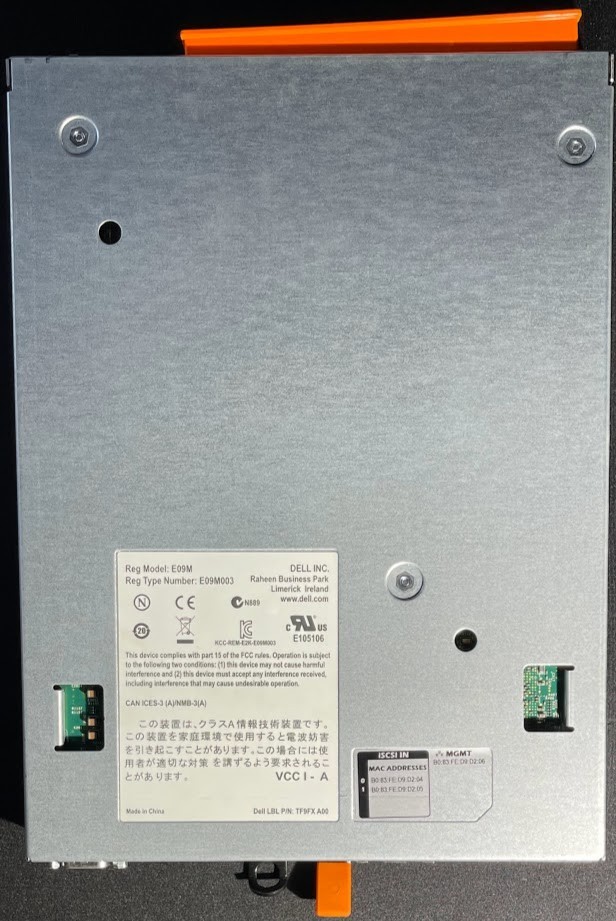 Dell Equallogic Type 15 iSCSI Controller Module for PS6210 Storage Array / D85Y9