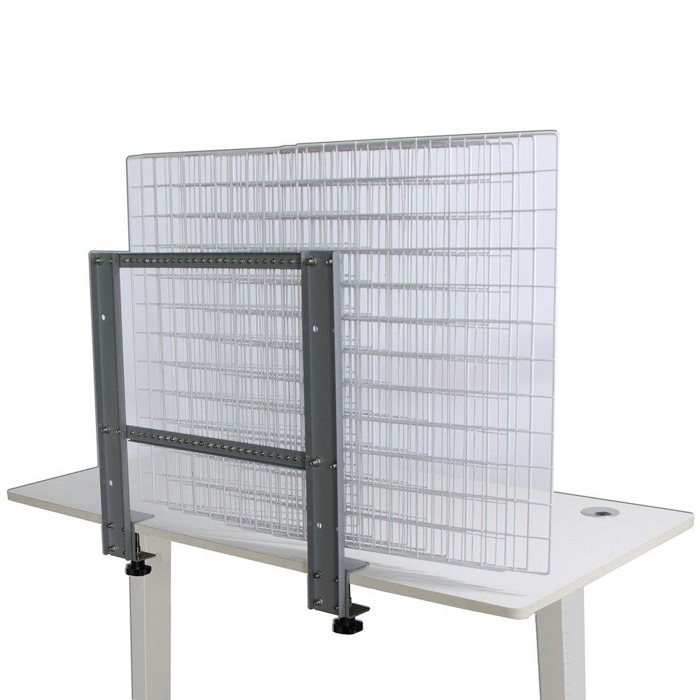 12-Panel Deskside Fixed Vertical Drying Rack Display Rack for Drying & Stacking