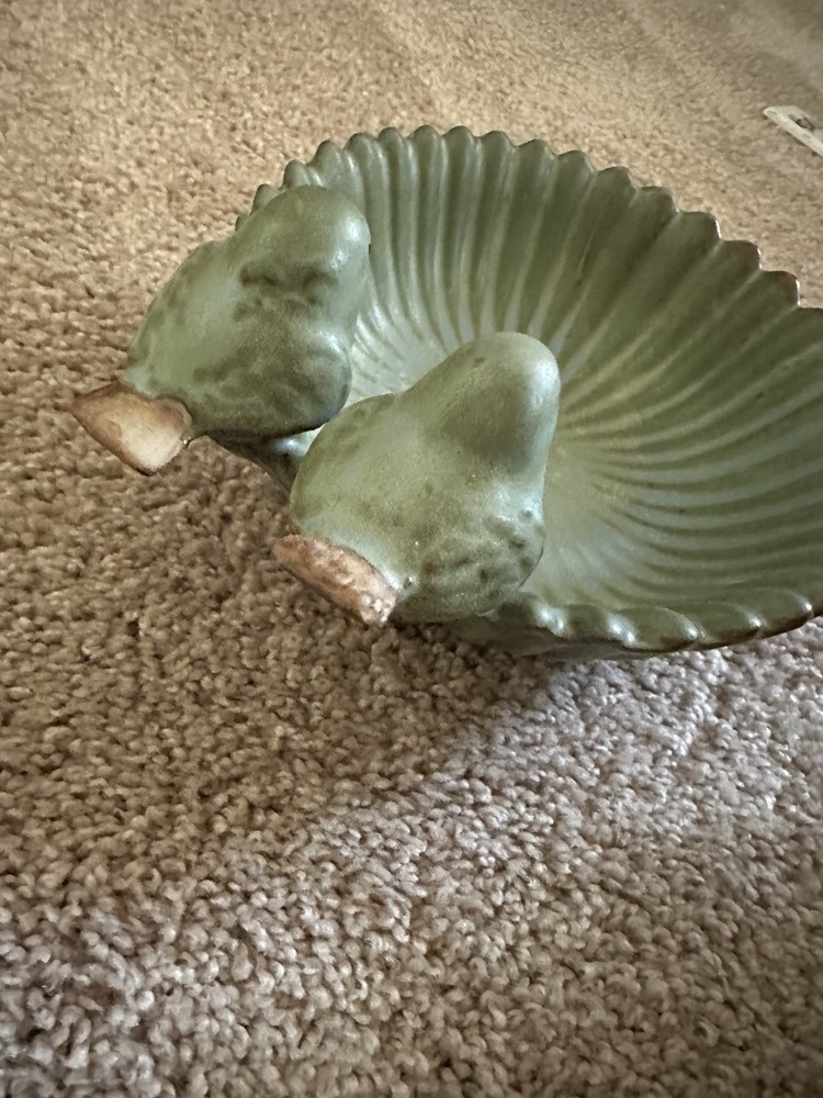 Hand Crafted Pottery Bird Feeder Bowl