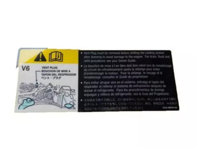 Genuine Ford Decal YU5Z-8B099-DA