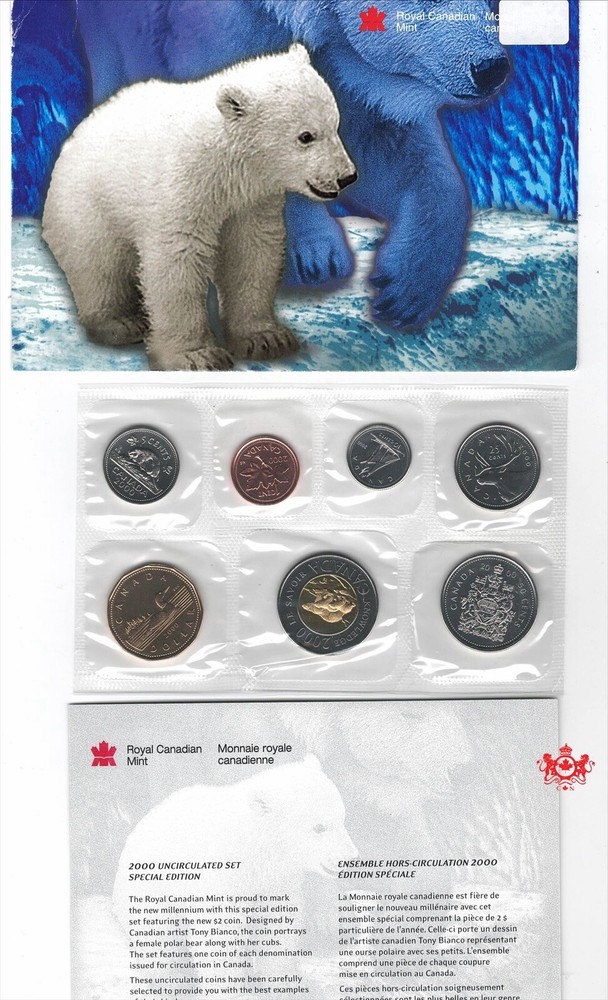 2000 Canada Proof Like Set Knowledge - Royal Canada Mint -