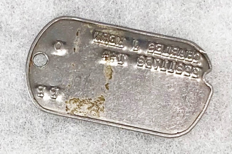 WWII Single Charles Kern T-44 Dog Tag
