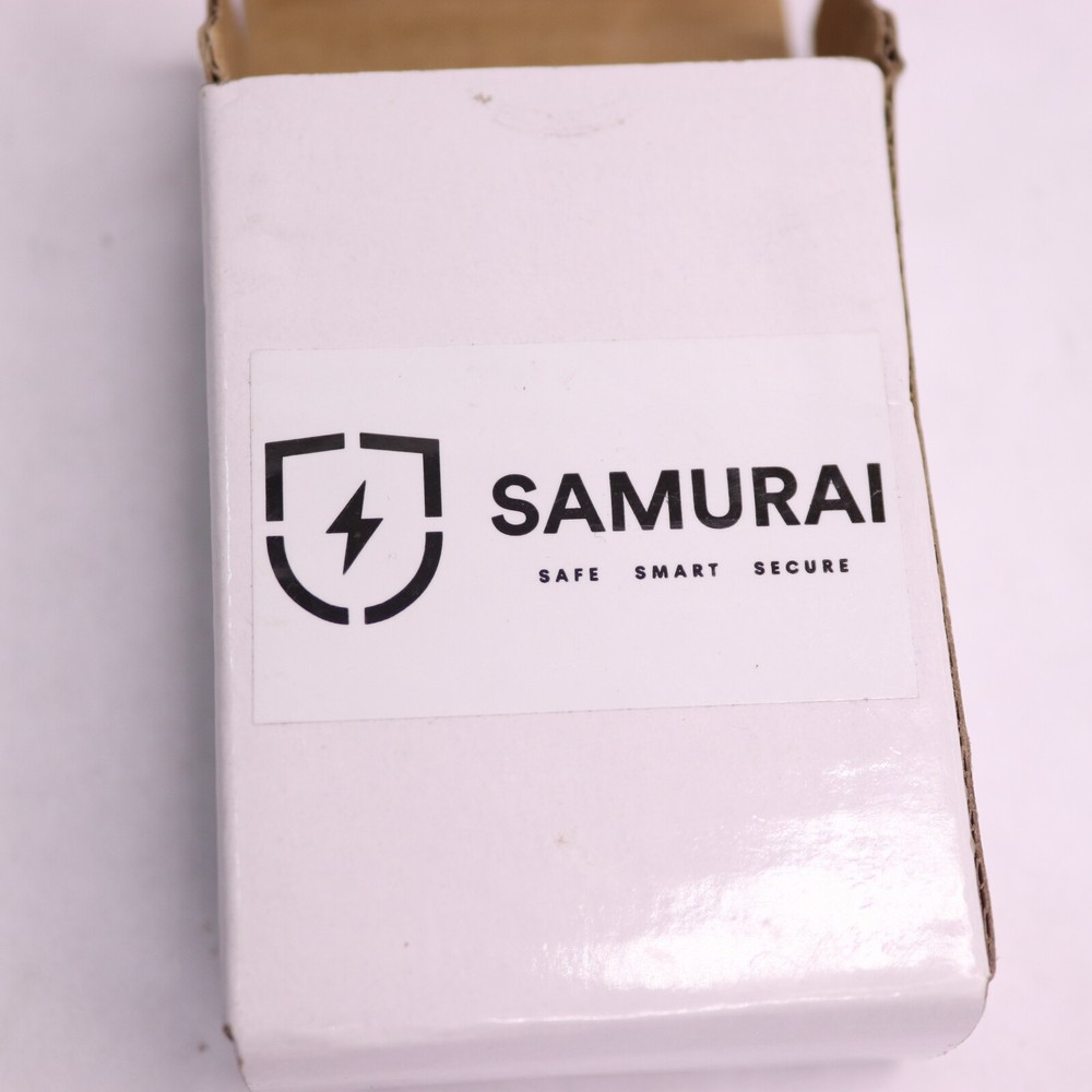 Samurai Personal Safety Alarm Keychain Silver