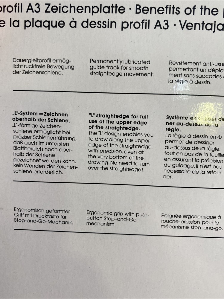 Rapid A3 Drawing Board Drafting Table Multifunctional Drawing Board Boxed