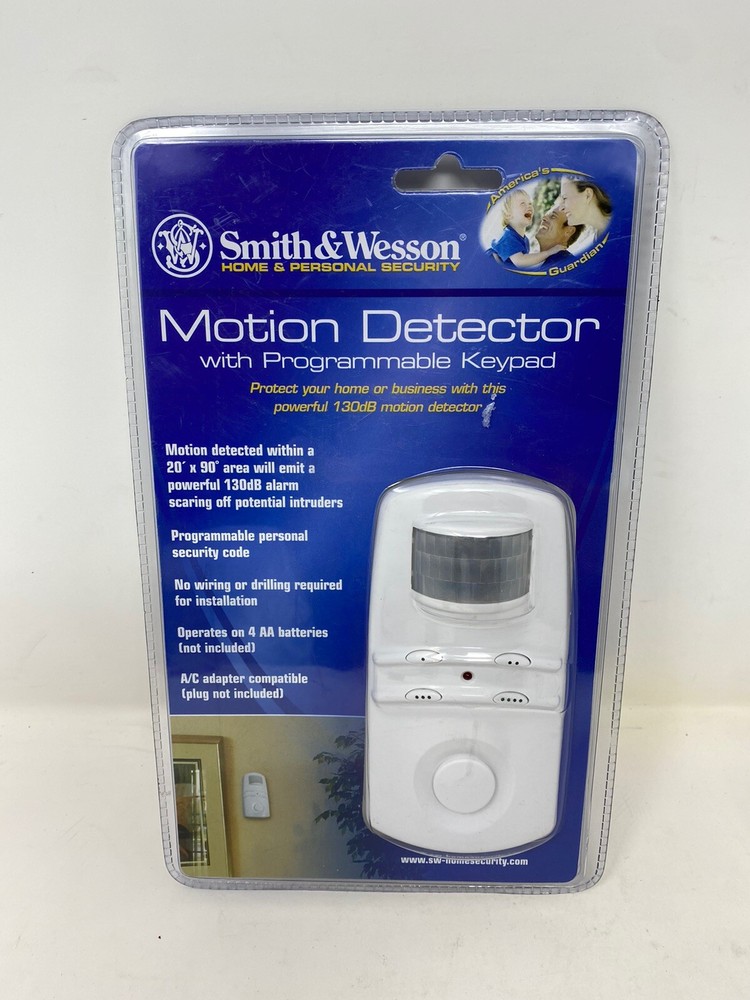 Smith & Wesson Motion Detector with Programmable Keypad NIP Sealed
