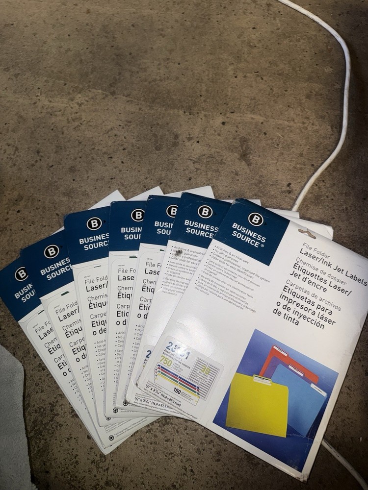 Business Source BSN26101 File Folder Labels Read Description ￼