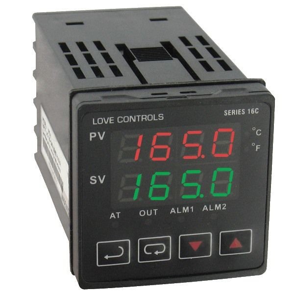 NEW DWYER LOVE CONTROLS 16C-3 1/16 DIN TEMPERATURE CONTROLLER RELAY OUTPUT