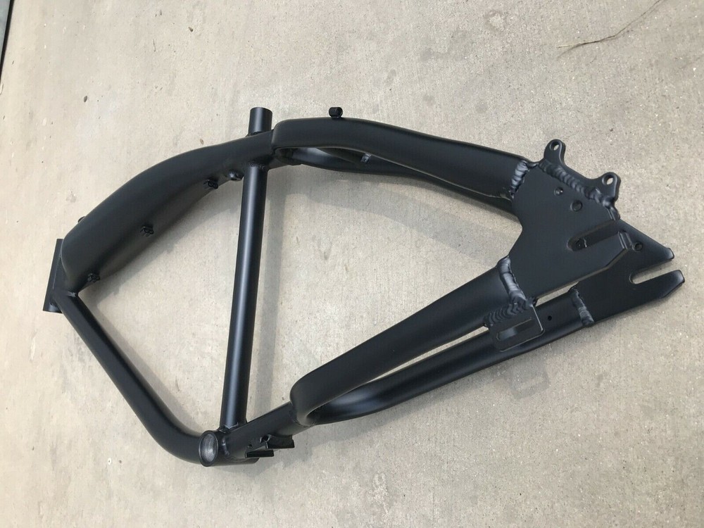 3.4L Black Gas Tank Frame & Conversion Kit Crank Set Bottom Bracket & 26'' Fork