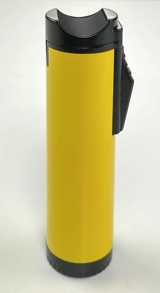 Triple Flame Cigar Top Holder Torch Lighter Flame Adjustable Butane Refillable