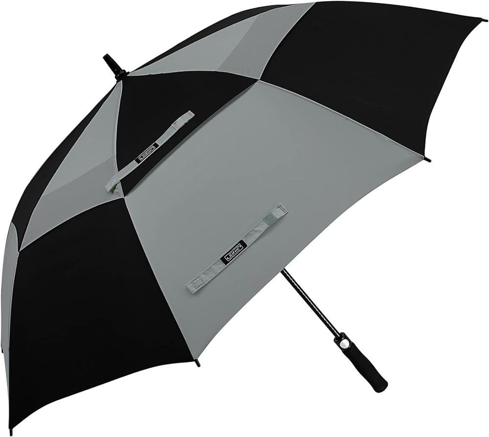 47/54/62/68 Inch Automatic Open Golf Umbrella Oversize Extra Large Double Canopy