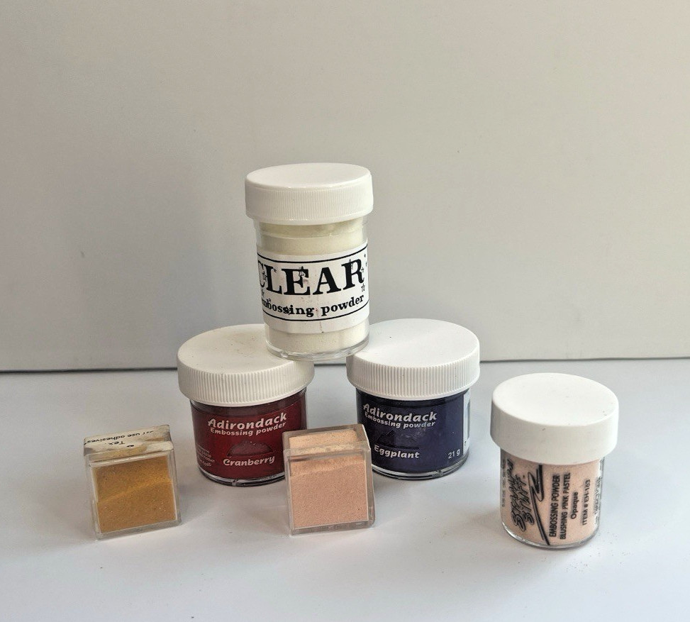Embossing Powder - 6 Misc. Colors / Brands