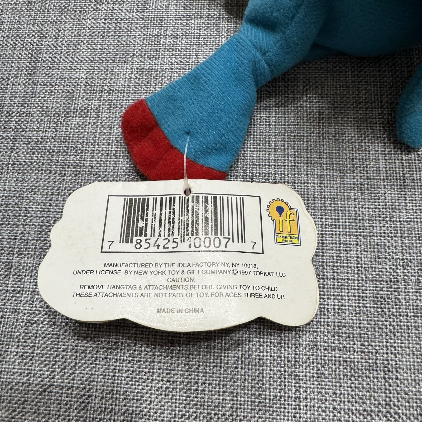 Meanies Series 1 Beanie Hurley the Toucan New with Tag Plush 1997 Vintage