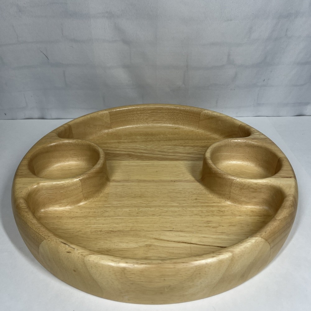 Wood Marketplace Large 16" Double Dip Tray