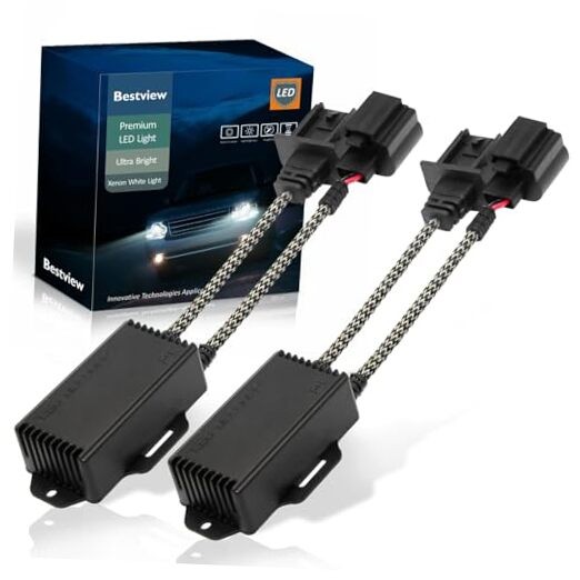 Canbus Decoder Kits Compatibility Anti Flickering Resistor Warning H13 9008