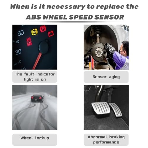 Wheel Speed Sensor ABS Compatible with 2009-2012 Escape 2009-2011 Mariner