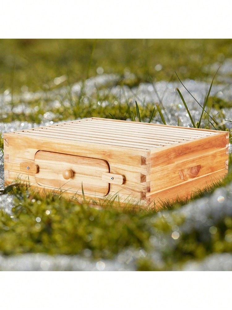 100% Beeswax Coated Natural Cedar Wood, Langstroth Beehive Kit With 10 Frames