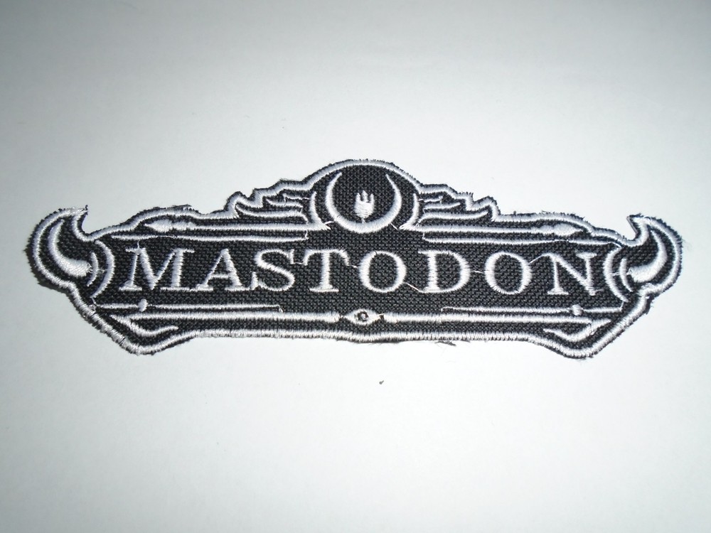 MASTODON IRON ON EMBROIDERED PATCH