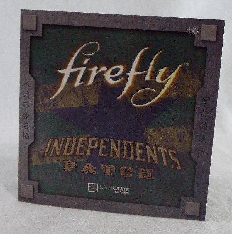 Lootcrate Exclusive Firefly Independents Patch 2016