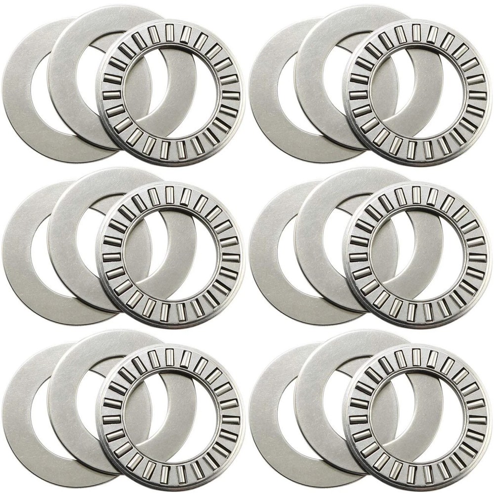 6 Sets Thrust Needle Roller BearingsRoller Bearing with Two Washers 3/4