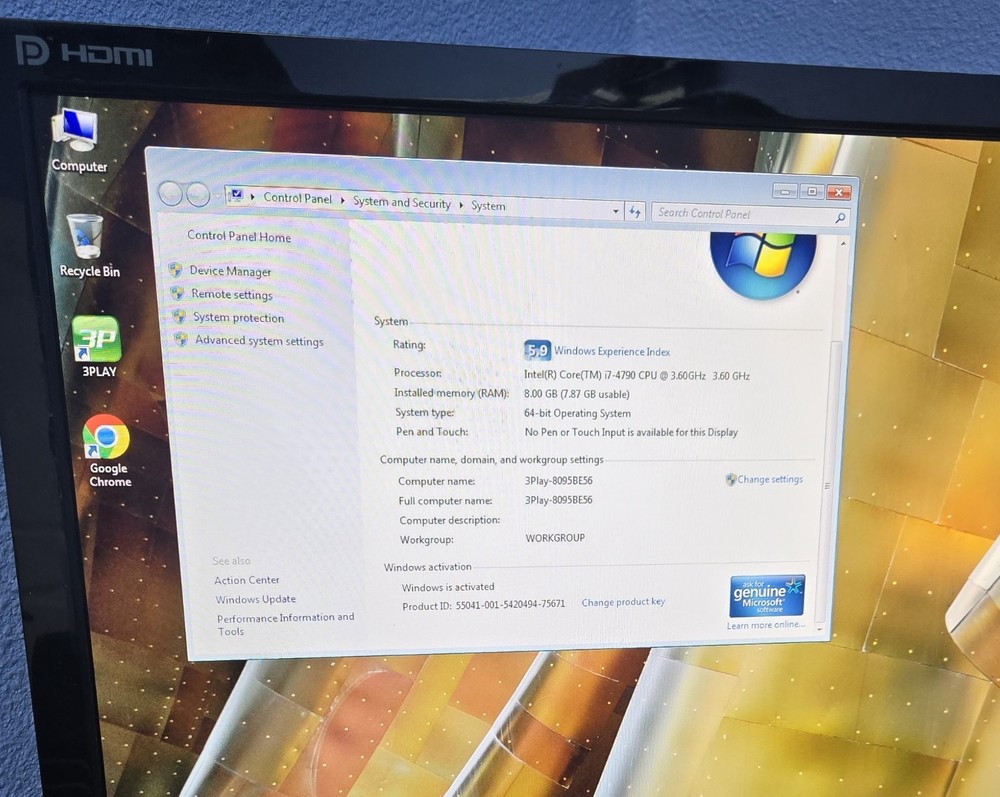 NewTek 3Play 3PXD425 with Control Surface Unit (INV02-BINZ001B)