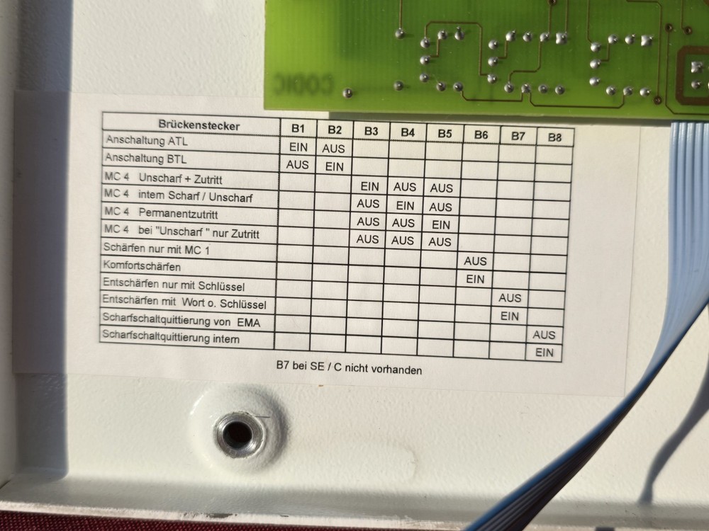 CODIC arming device (BOSCH), intrusion alarm control panels, access control
