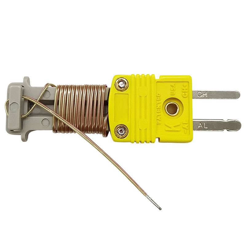 K type thermocouple temperature measuring wire with winding handle temperature